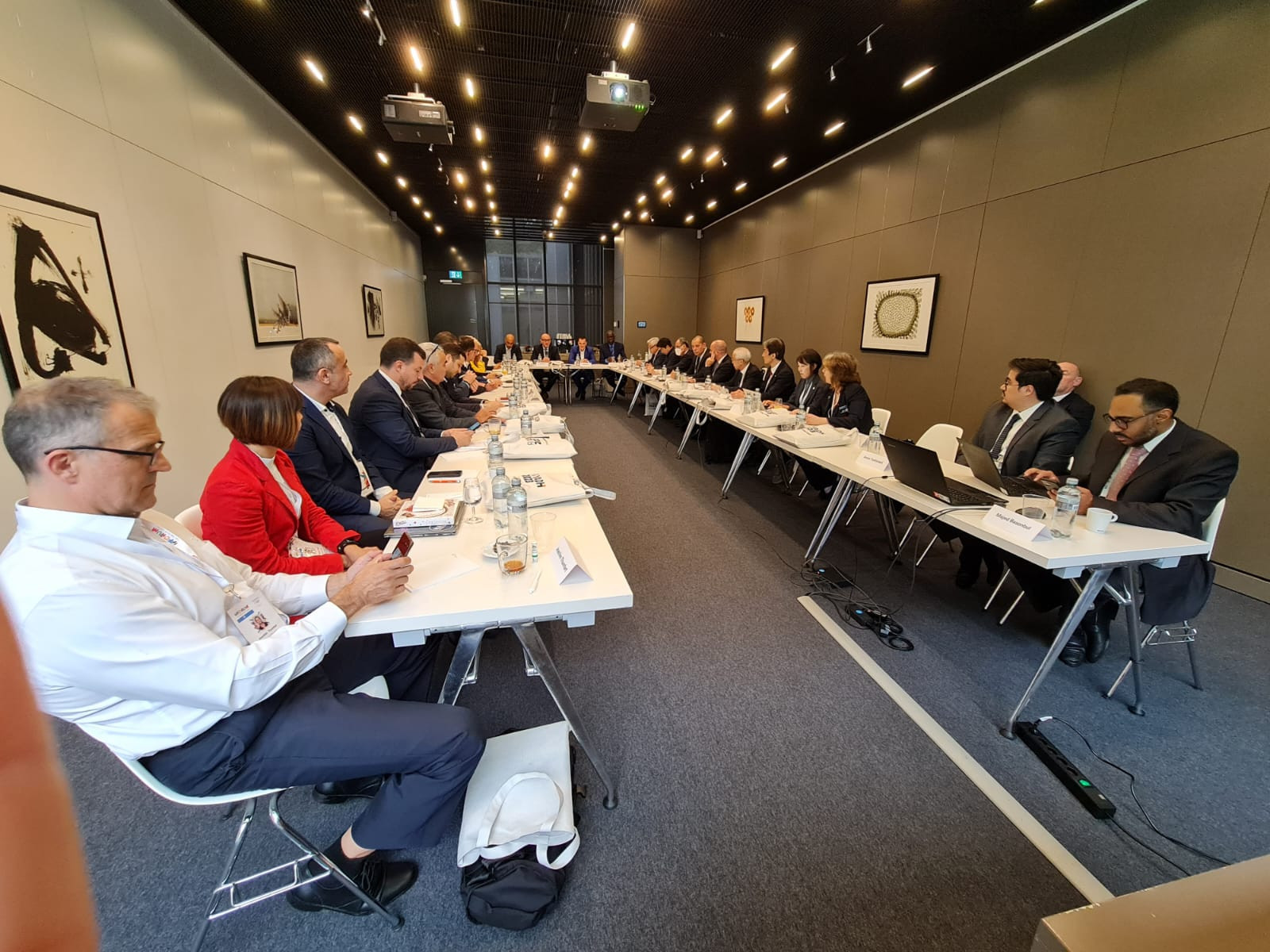 Representatives from all 15 International Federations involved in next year's World Combat Games participated in a meeting at the Olympic Museum ©SportAccord
