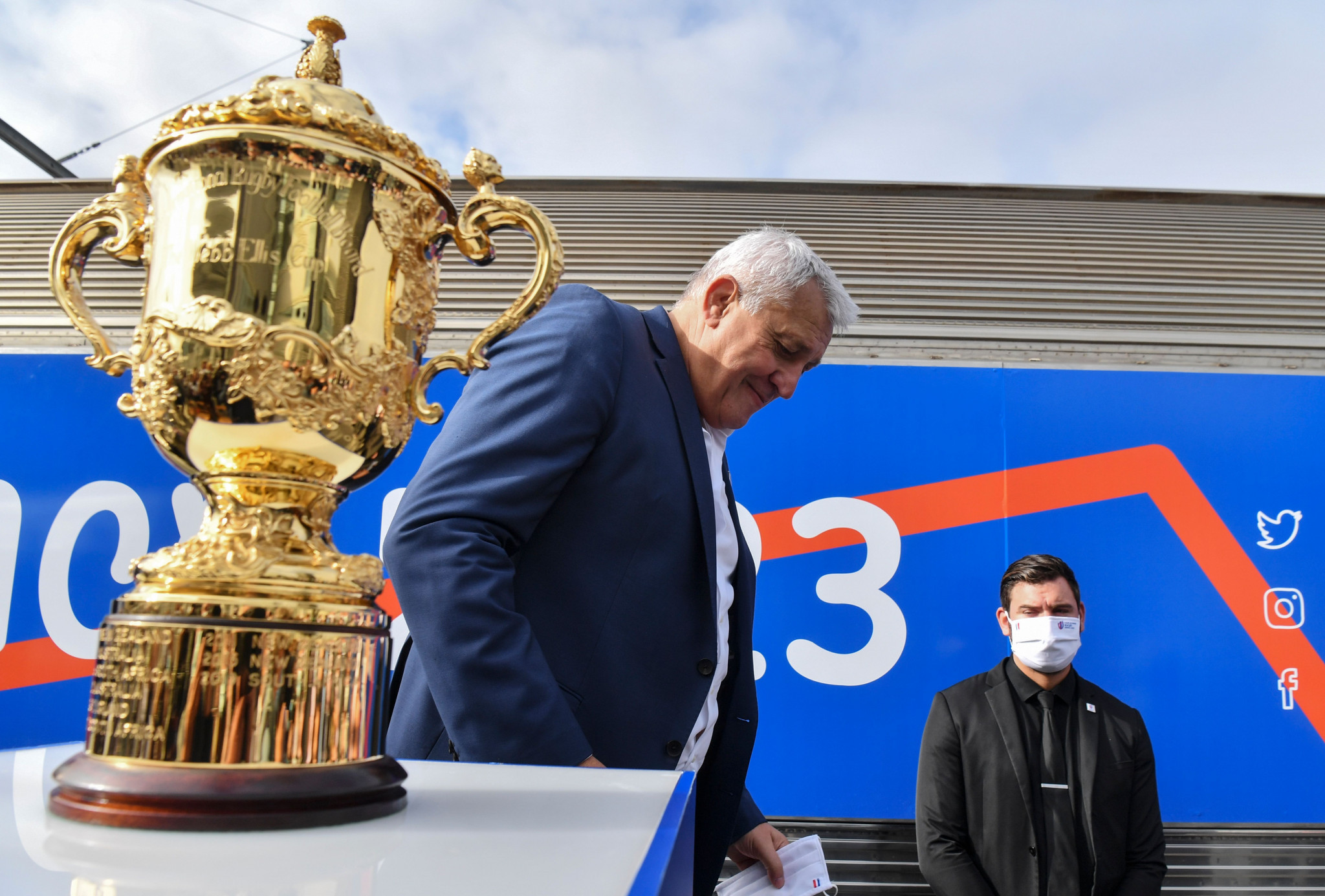 Claude Atcher had led the 2023 Rugby World Cup Organising Committee since 2018 ©Getty Images