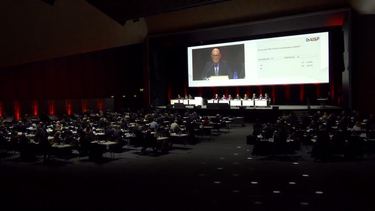 GAISF is to be dissolved following a vote at the organisation's Extraordinarty General Assembly ©GAISF