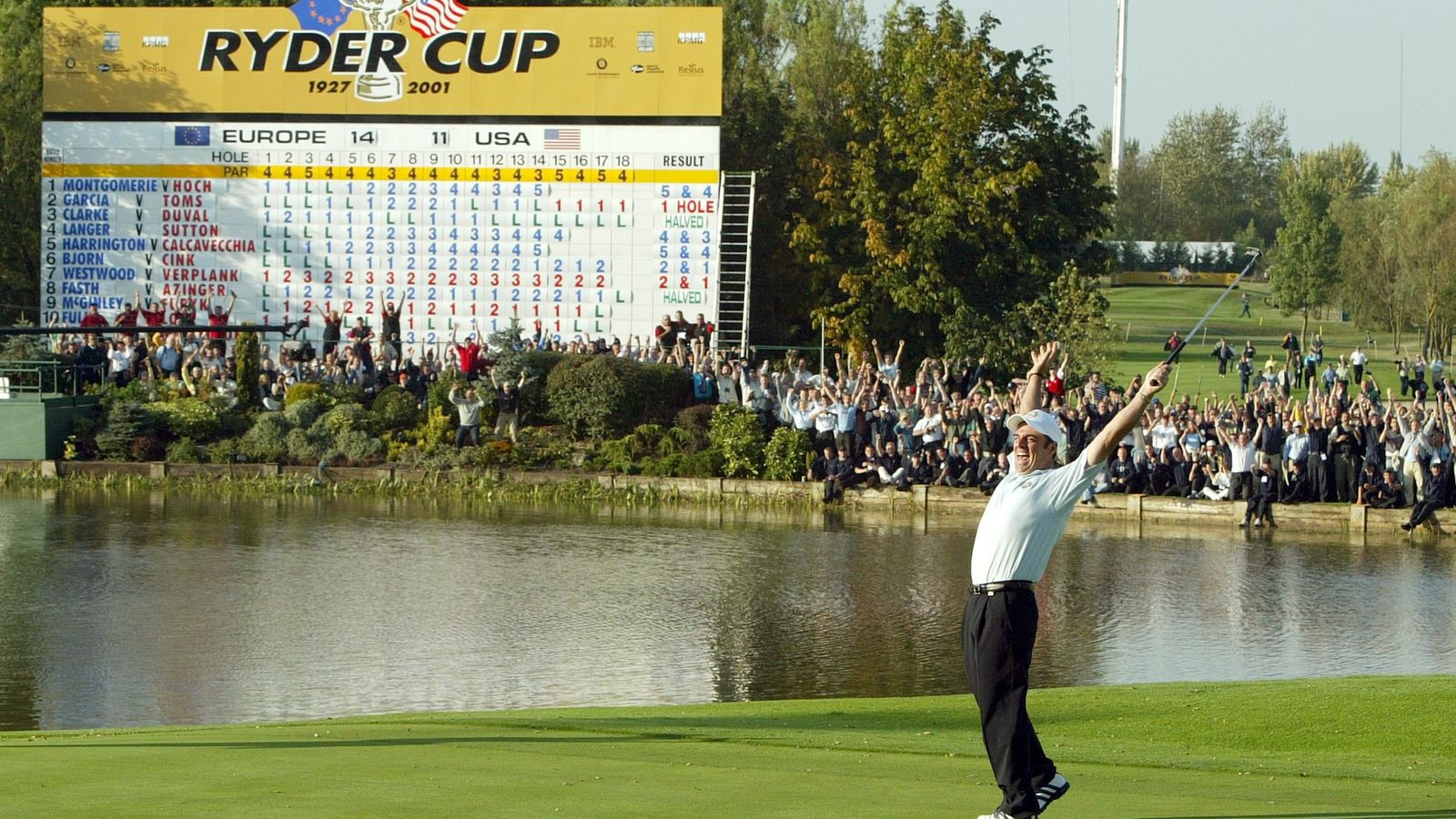 During Sandy Jones' period as PGA chief executive, Britain successfully hosted the Ryder Cup on a number of occasions, including at the Belfry in 2002 ©Getty Images