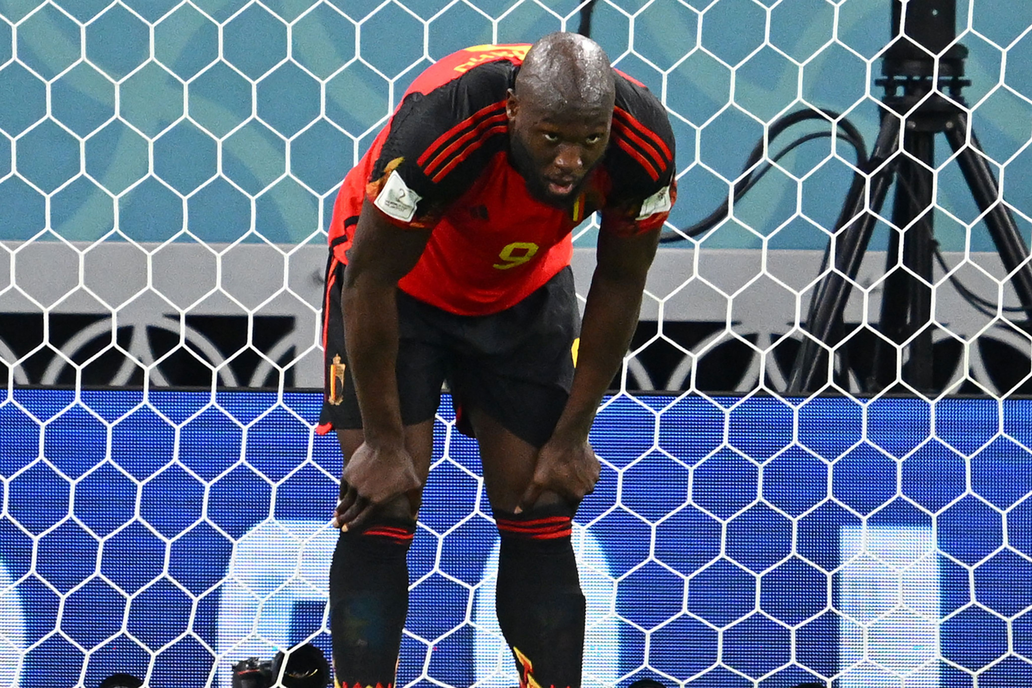 Romelu Lukaku missed a few chances in the second-half against Croatia ©Getty Images