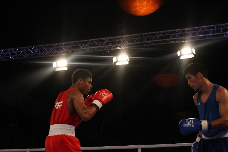 American prospect Shakur Stevenson qualified for Rio 2016 with victory in the semi-final of the bantamweight category at the American Olympic Qualification Event in Buenos Aires ©USA Boxing
