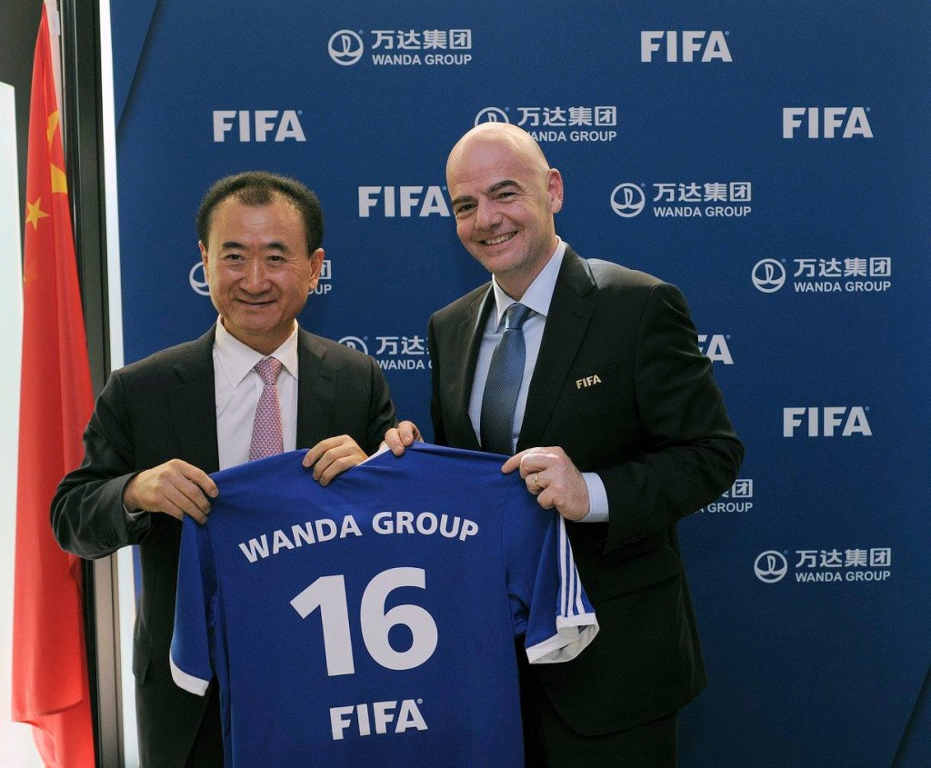 FIFA's finances will have received a boost with the signing of Wanda Group as the world governing body's first Chinese sponsor, a deal officially signed today in Zurich ©FIFA