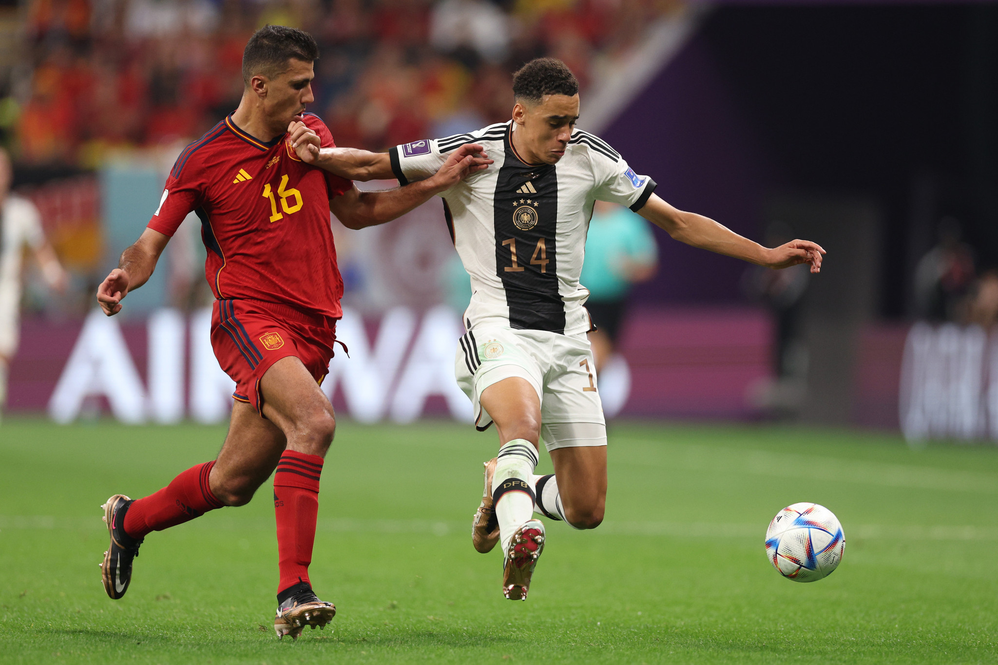 Spain's match against Germany was widely viewed in Spain, but viewership figures in Germany are down on previous World Cups ©Getty Images