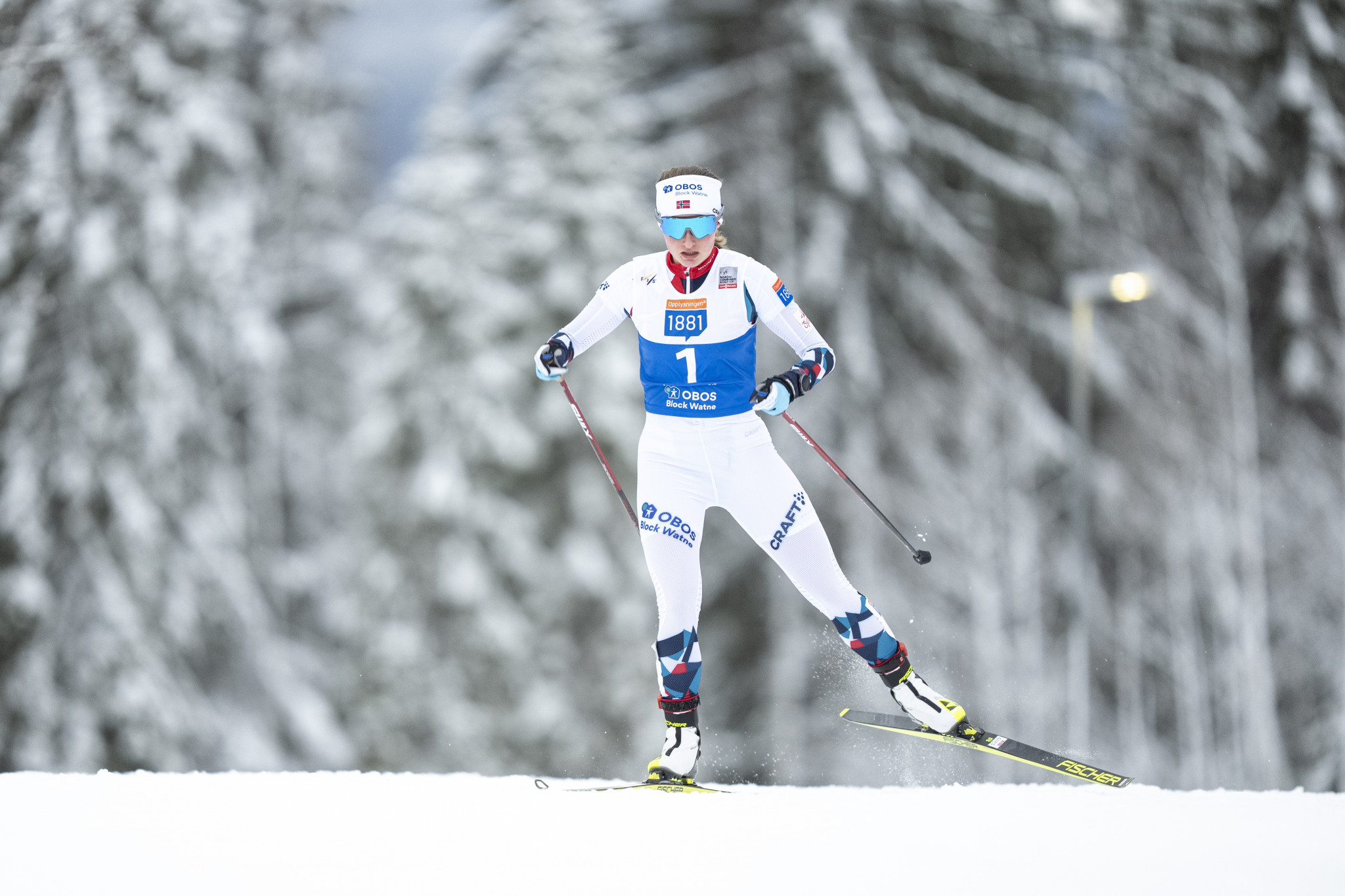 Gyda Westvold Hansen continues her undefeated run in the Nordic Combined World Cup ©Getty Images