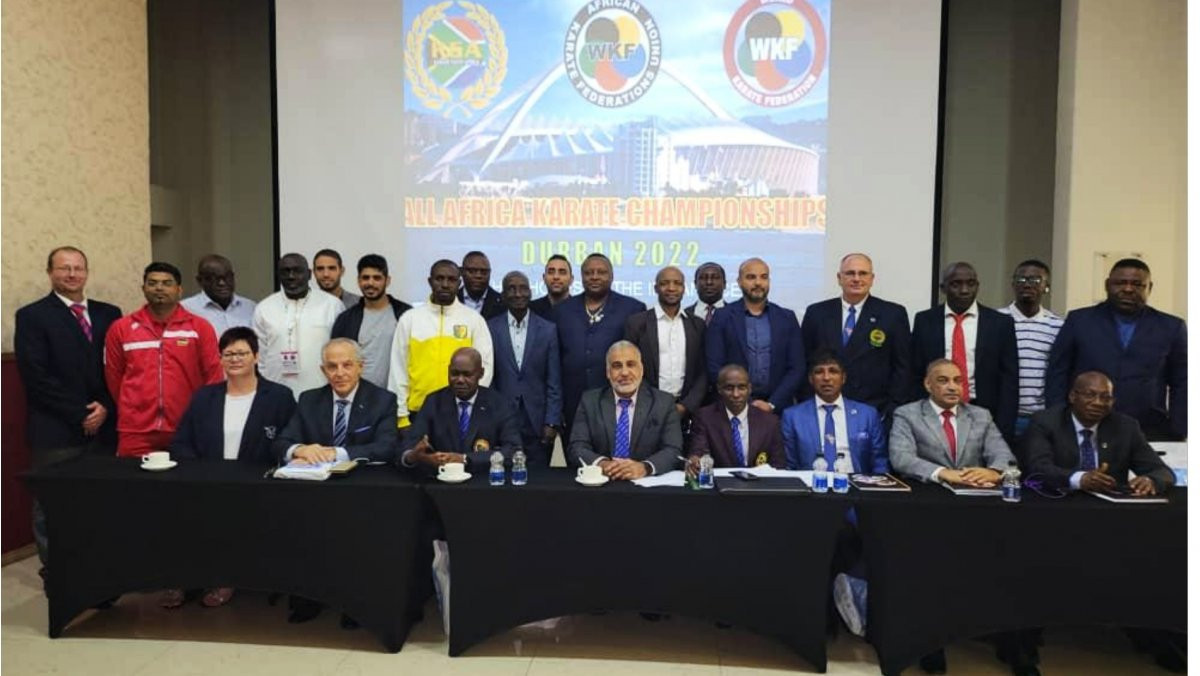 Delegates gathered in Durban for the UFAK Congress ©WKF