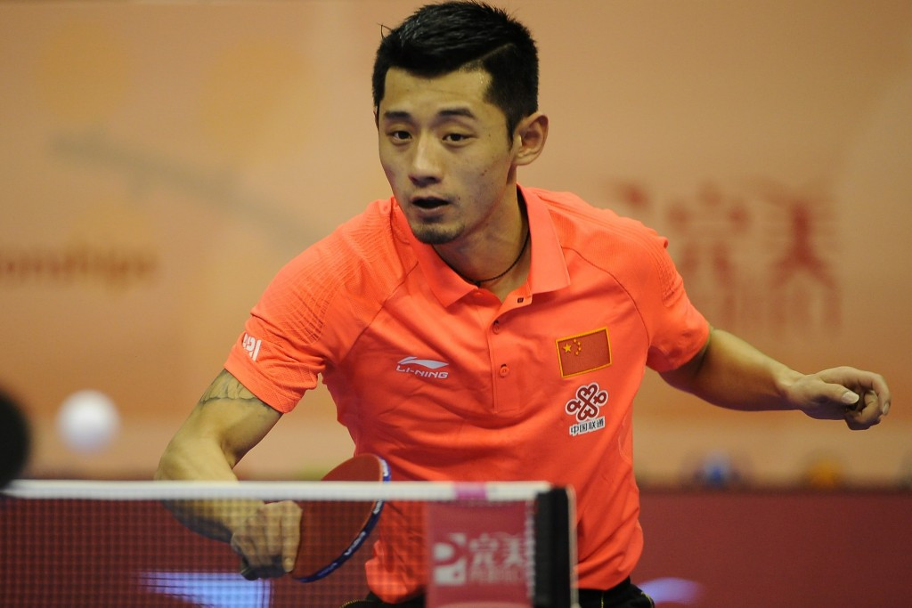 China's Zhang Jike requires a good performance in Kuwait to secure a place at Rio 2016 ©Getty Images