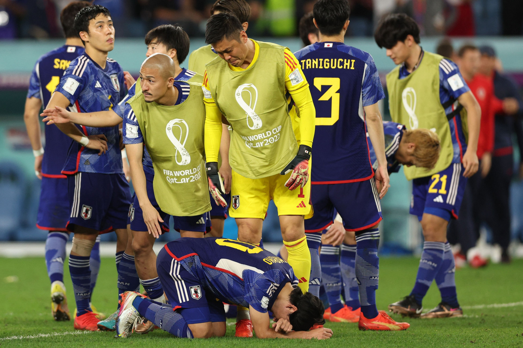 That is because Japan went out at the hands of Croatia, on penalties  ©Getty Images
