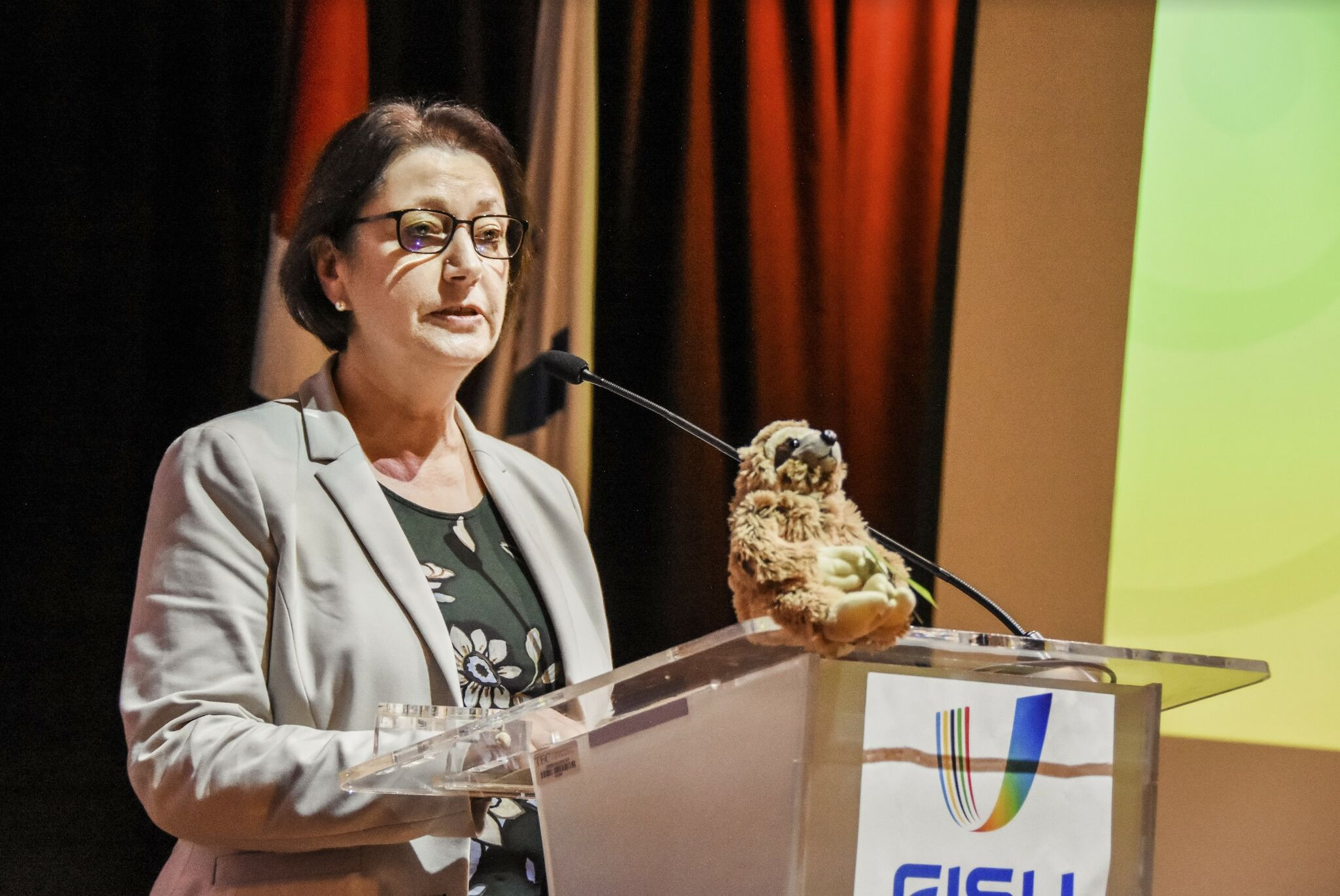 Verena Burk called sustainability "a topic of outstanding importance" ©FISU