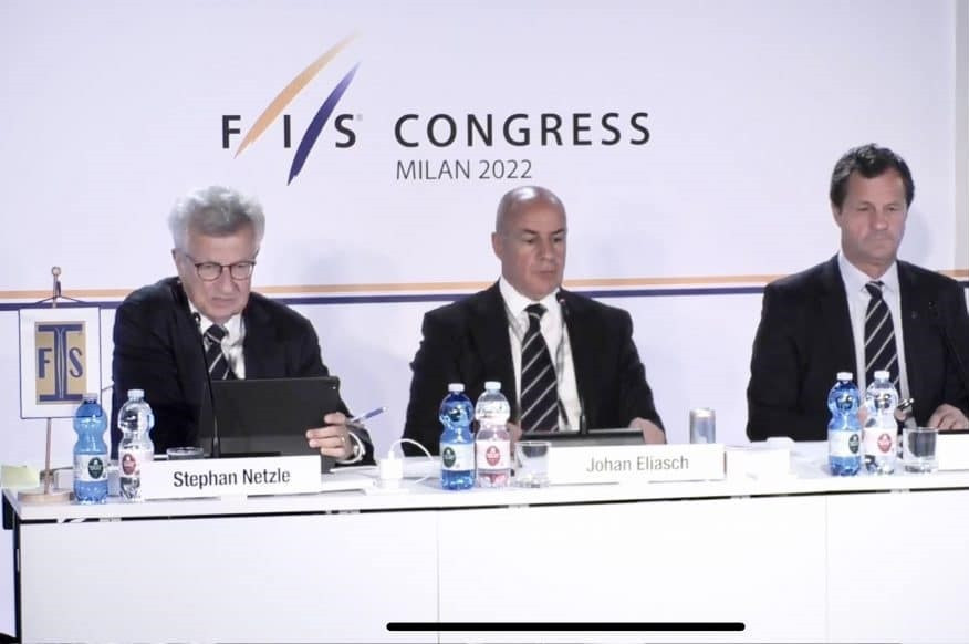 Johan Eliasch was re-elected as FIS President last May but the Congress was marred by walkouts ©FIS