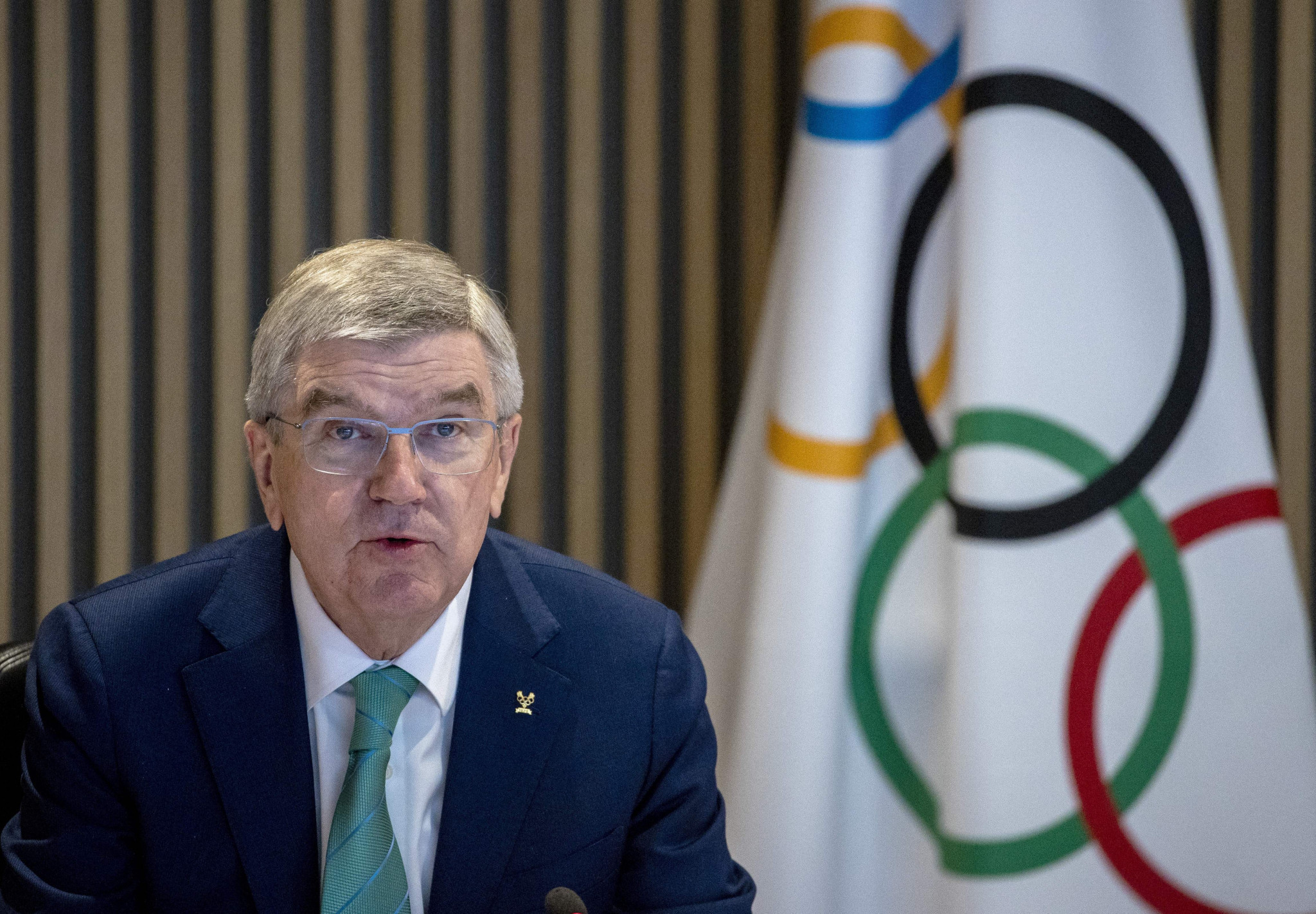 The IOC and President Thomas Bach encouraged a proposal by the OCA to enable athletes from Russia and Belarus to participate in its qualifying events for Paris 2024 at the Olympic Summit ©Getty Images