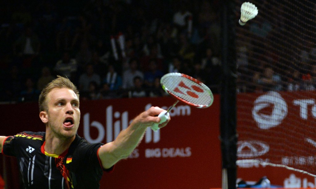 Germany's Marc Zwiebler came from a game down to beat top seed Chou Tien-chen ©Getty Images