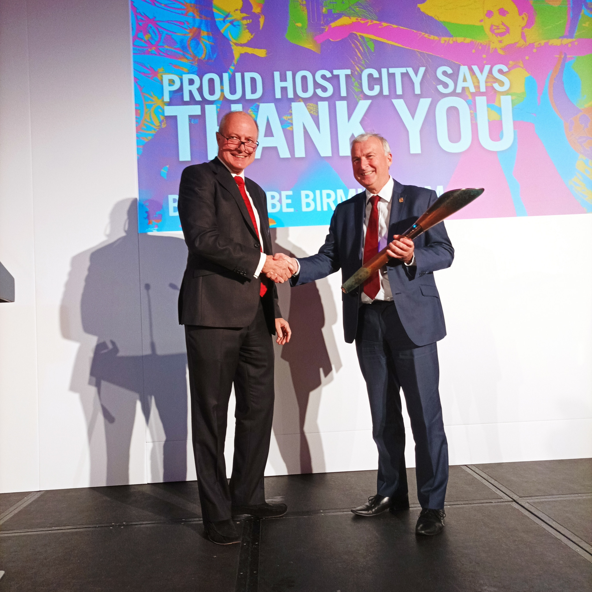 Council leader Ian Ward, right, said they will continue working with partners to benefit communities in the future ©ITG