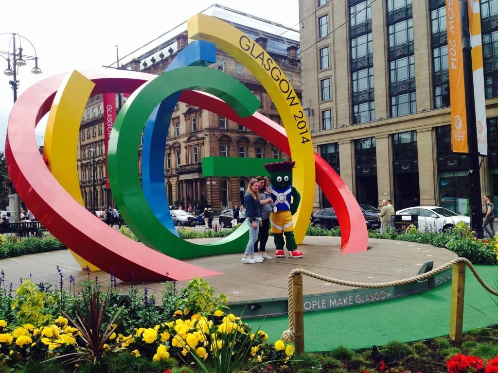 Clyde was a popular mascot at Glasgow 2014 ©ITG