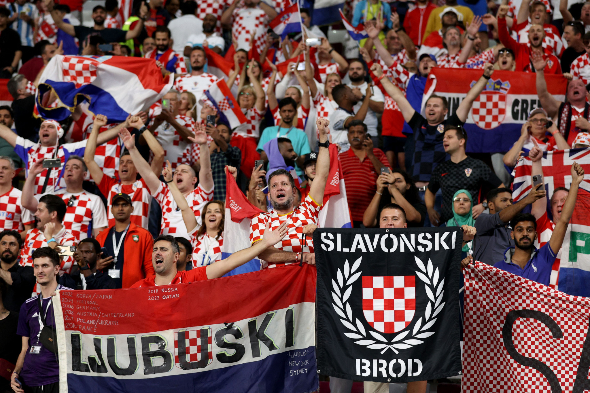 Croatia are among three teams to have been fined by FIFA during the World Cup for disciplinary breaches ©Getty Images