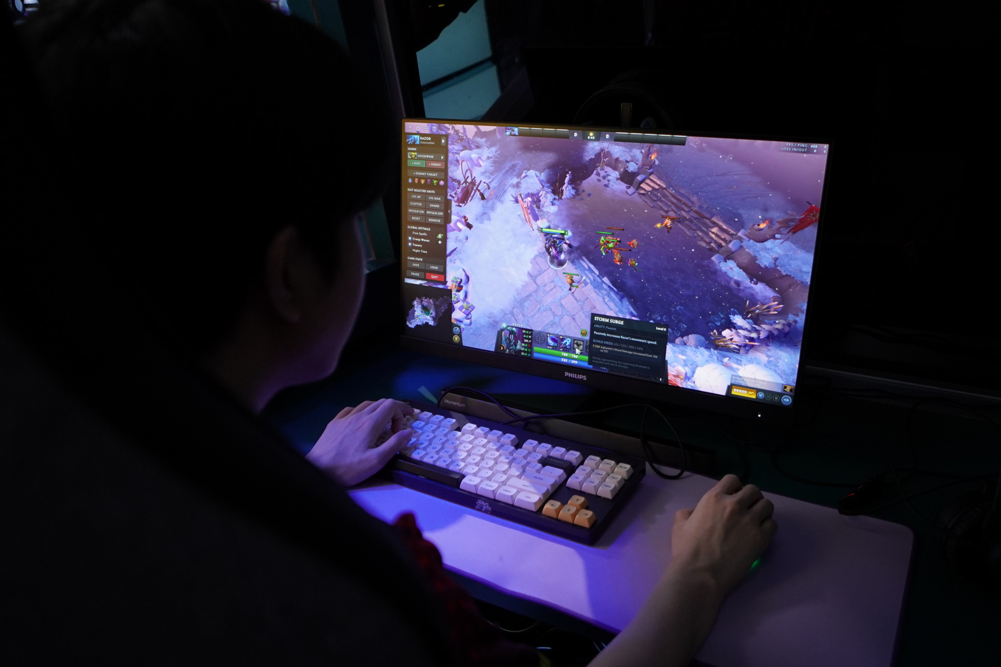 Dota 2 competition continued with the lower bracket ©IESF