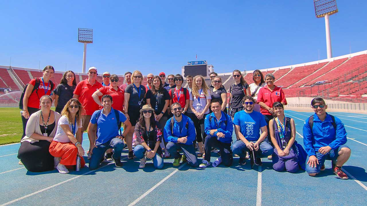 Members of the Canadian Paralympic Committee have made a site visit to competition venues for the Santiago 2023 Parapan American Games ©Santiago 2023