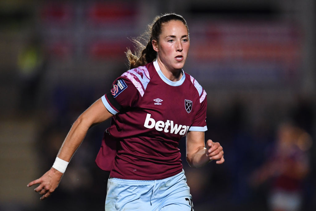 Lucy Parker will be among the West Ham United Women players to benefit from a groundbreaking new partnership with Loughborough University ©Getty Images