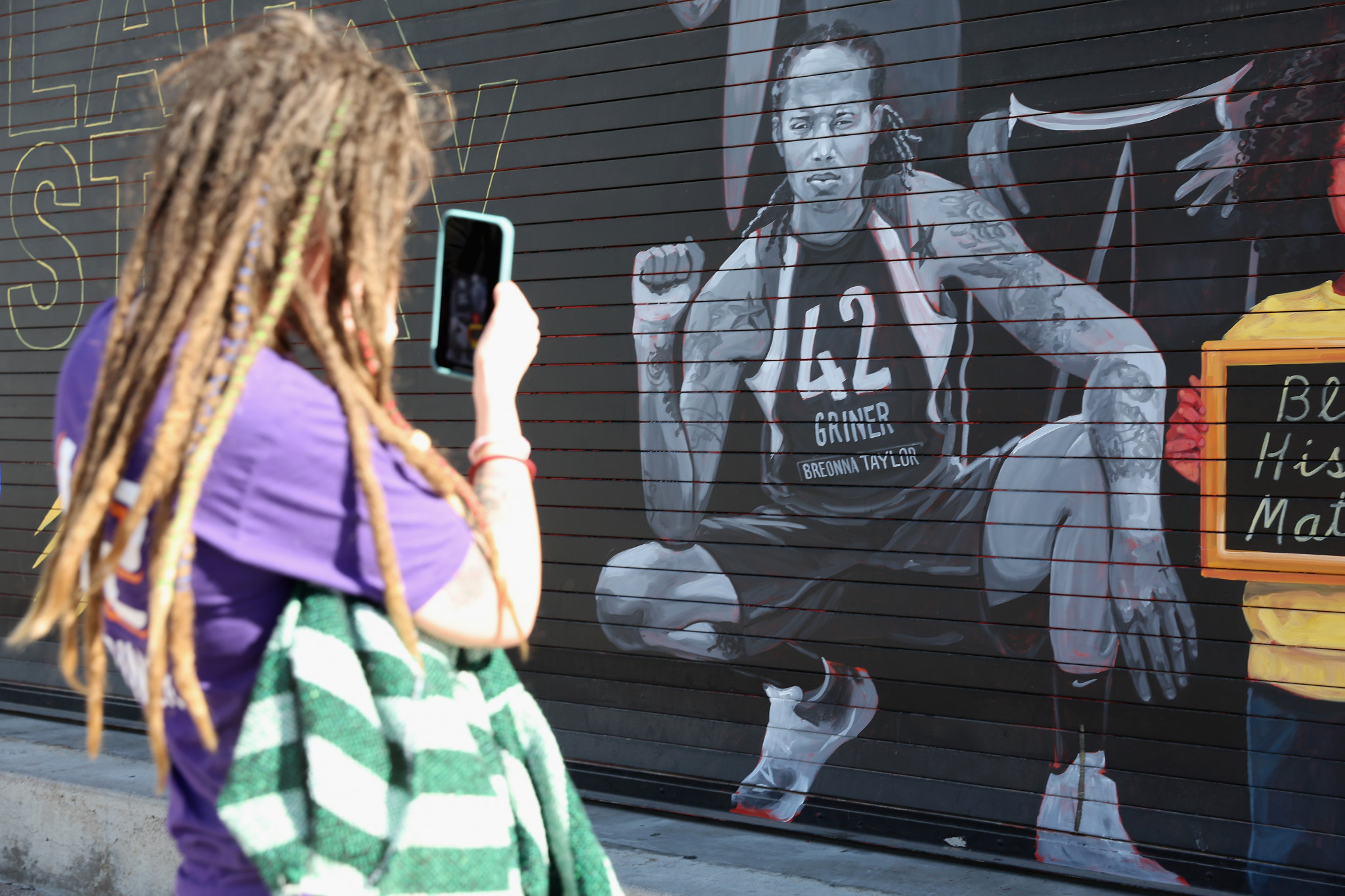 US basketball star Brittney Griner, sentenced to nine years in a Russian penal colony for possessing cannabis oil, returned this week as part of a prisoner swap ©Getty Images