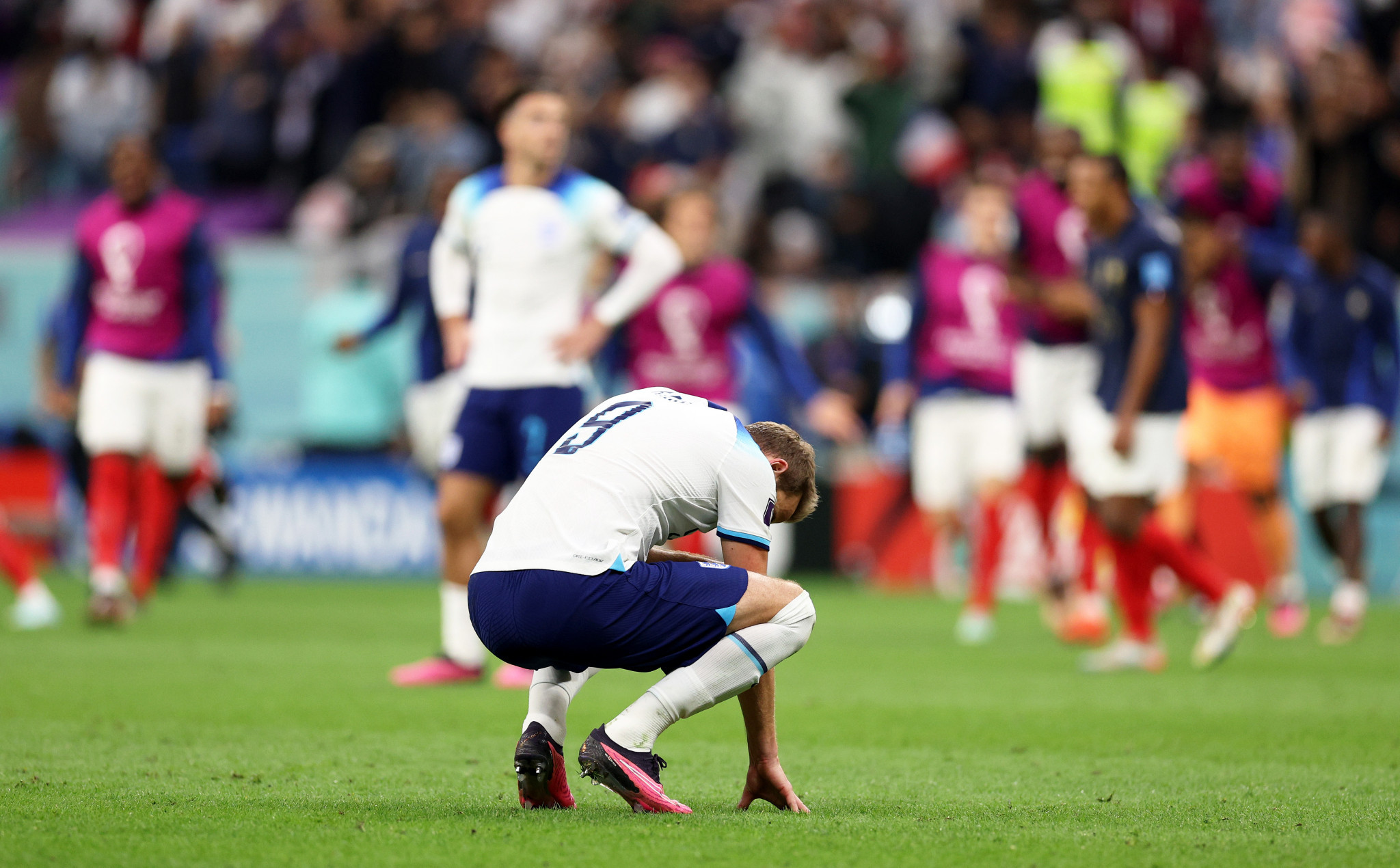 Harry Kane missed a late penalty as England went crashing out ©Getty Images