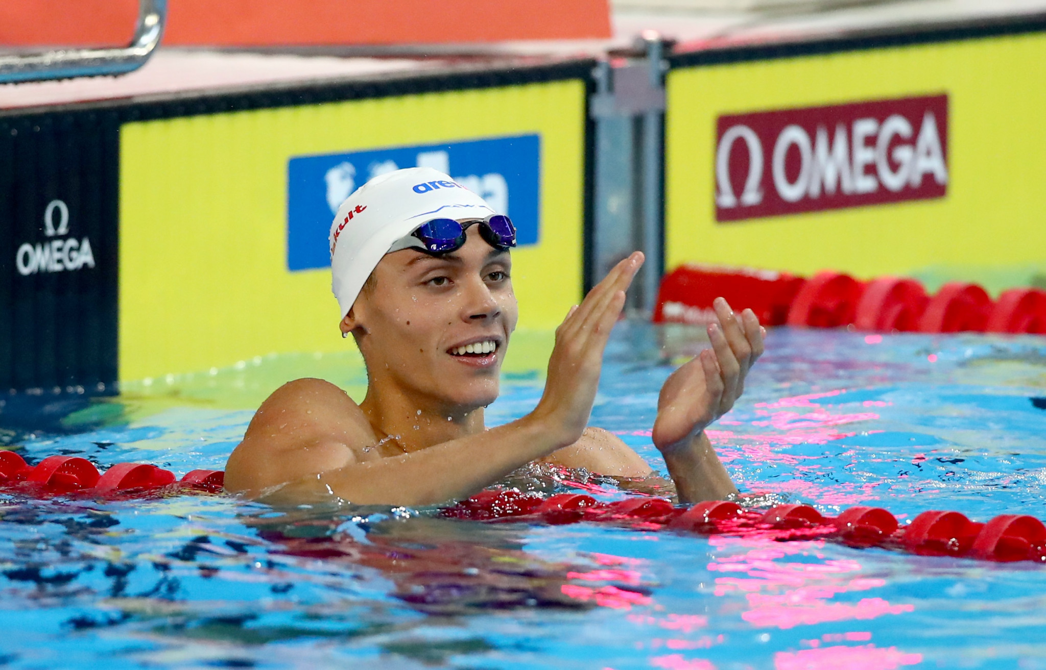 Romania's David Popovici says he is "extremely pumped" to compete in Melbourne ©Getty Images