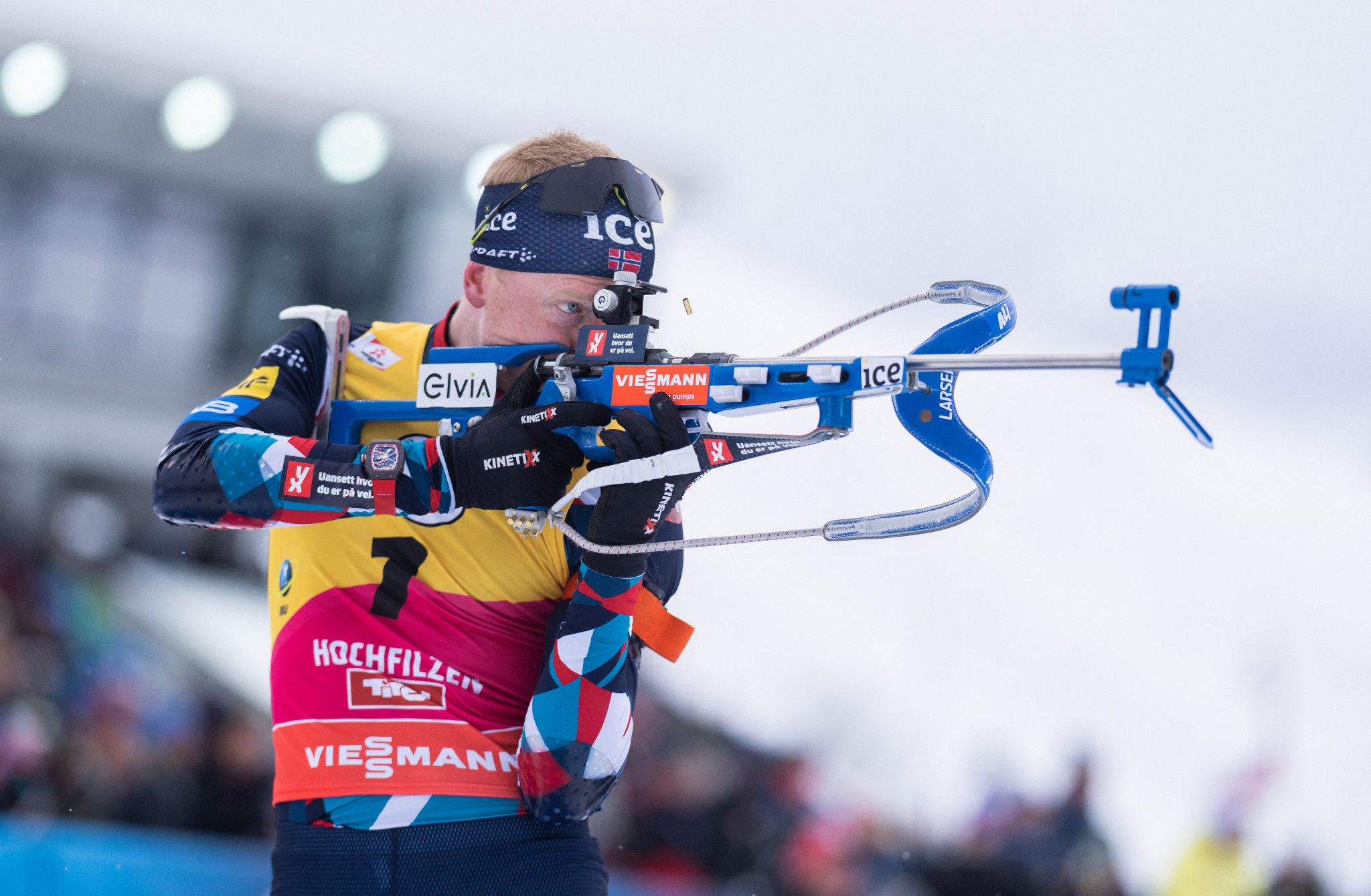 Johannes Thingnes Bø has won four IBU World Cup races in a row ©Getty Images