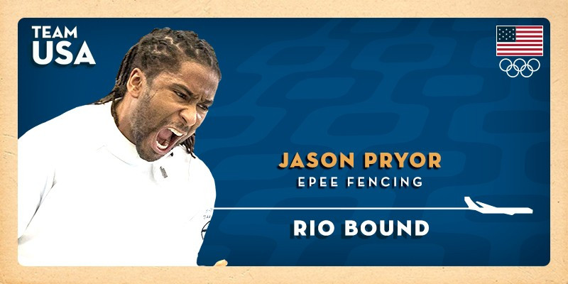 Jason Pryor booked his place at the Rio 2016 Olympic Games ©USOC