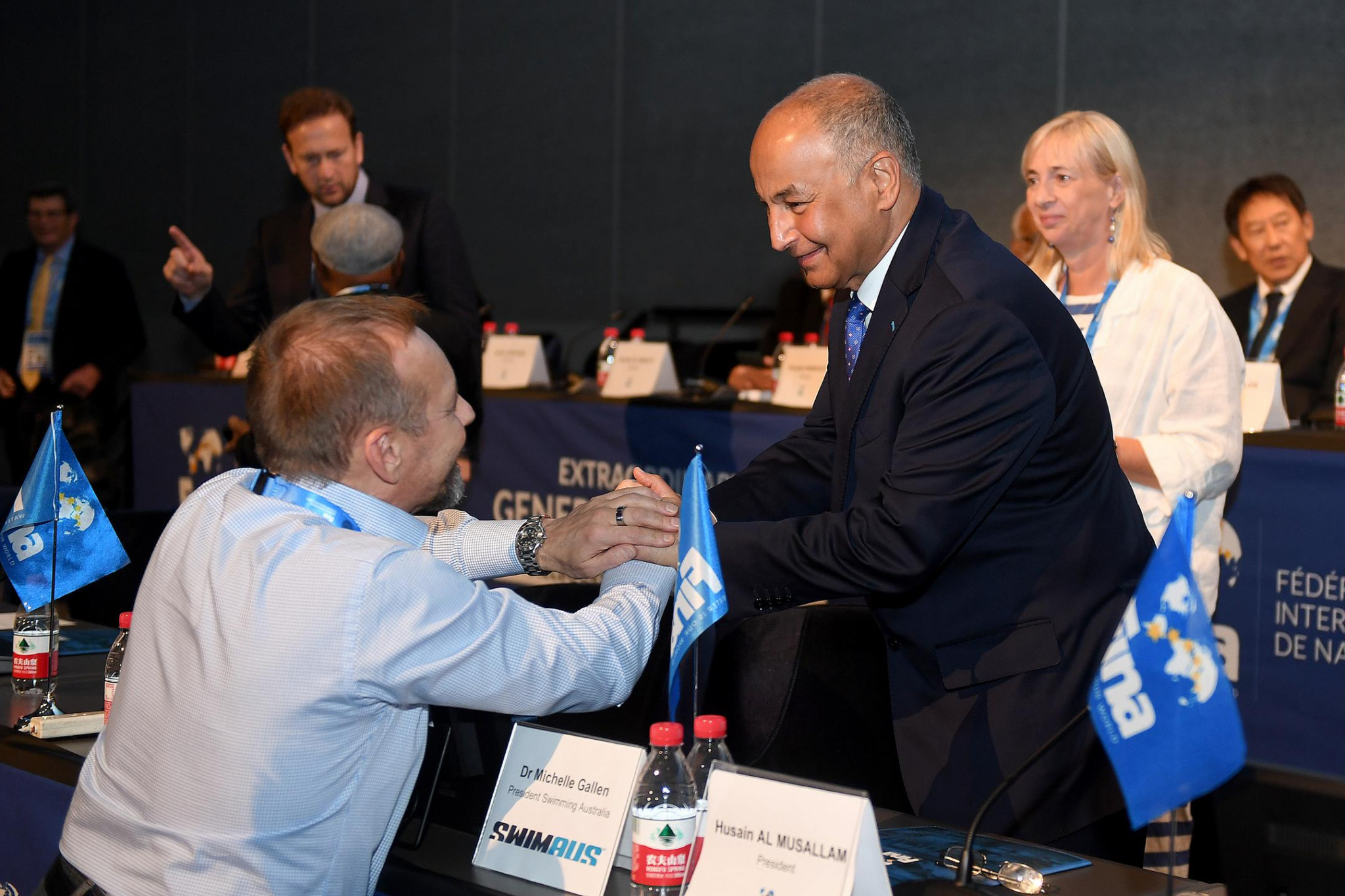 Husain Al-Musallam has overseen a series of reforms since being elected as World Aquatics President in June 2021 ©World Aquatics
