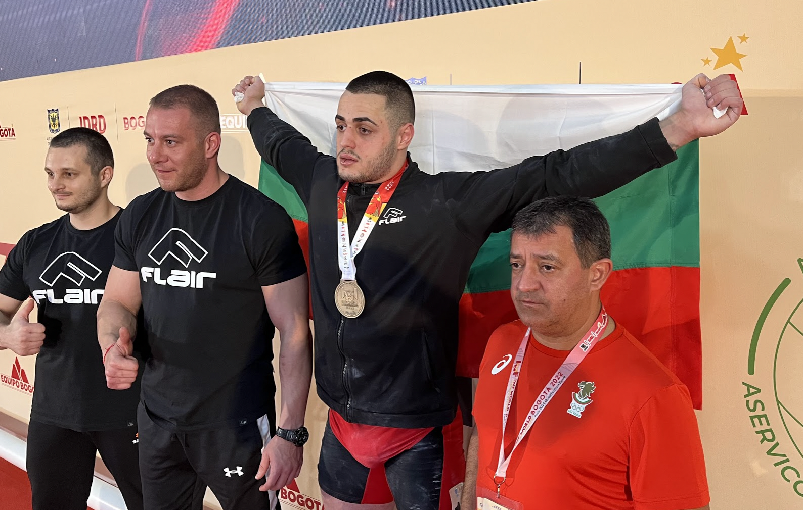 Karlos Nasar broke the broke the clean and jerk world record in 89kg ©ITG