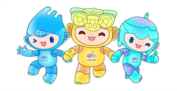 According to Hangzhou 2022, the mascots, emblem and slogan are the "embodiment of the Asian Games spirit" ©Hangzhou 2022