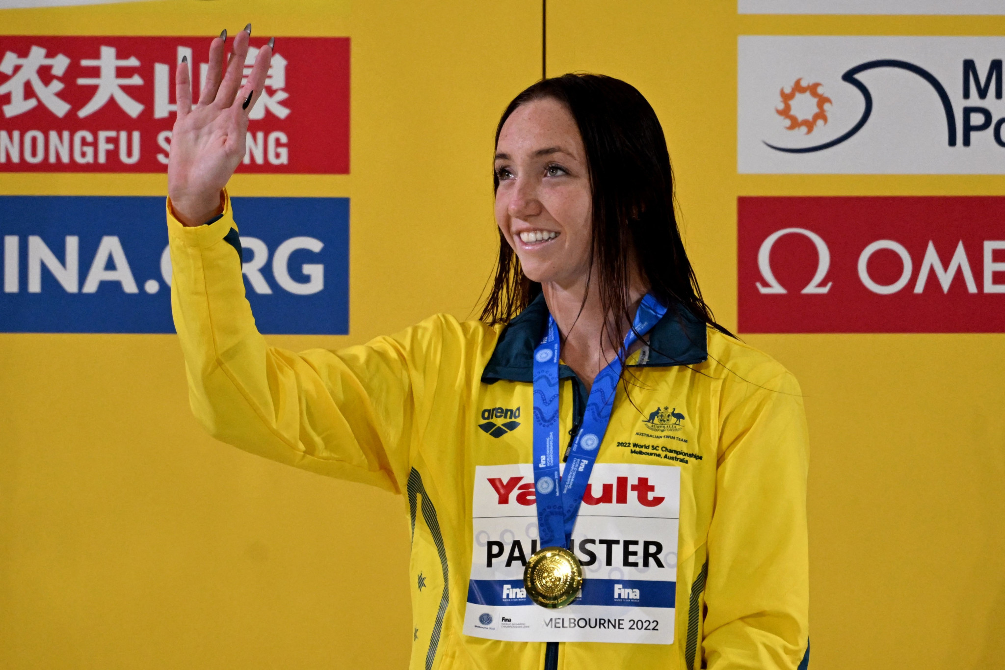 Lani Pallister claimed two gold medals to complete a hat-trick of titles in Melbourne ©Getty Images
