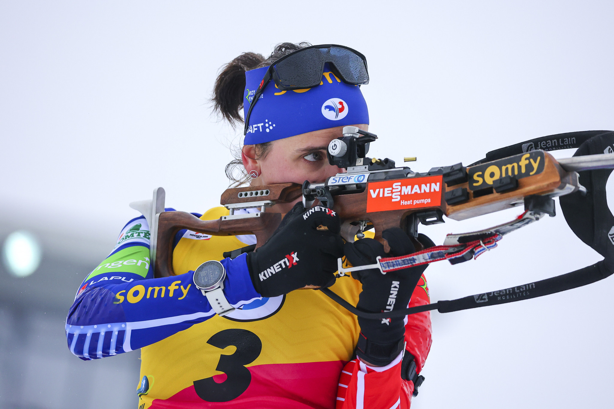 The accurate shooting of Julia Simon has helped her lead the early IBU World Cup standings and she will be confident of more success in front of her home crowd in Annecy ©Getty Images