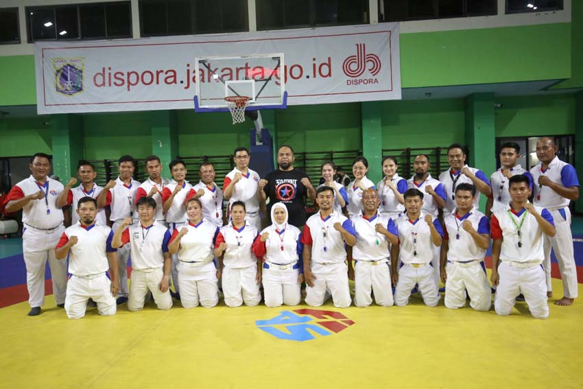 National Sambo Championships and referee seminar held in Indonesia