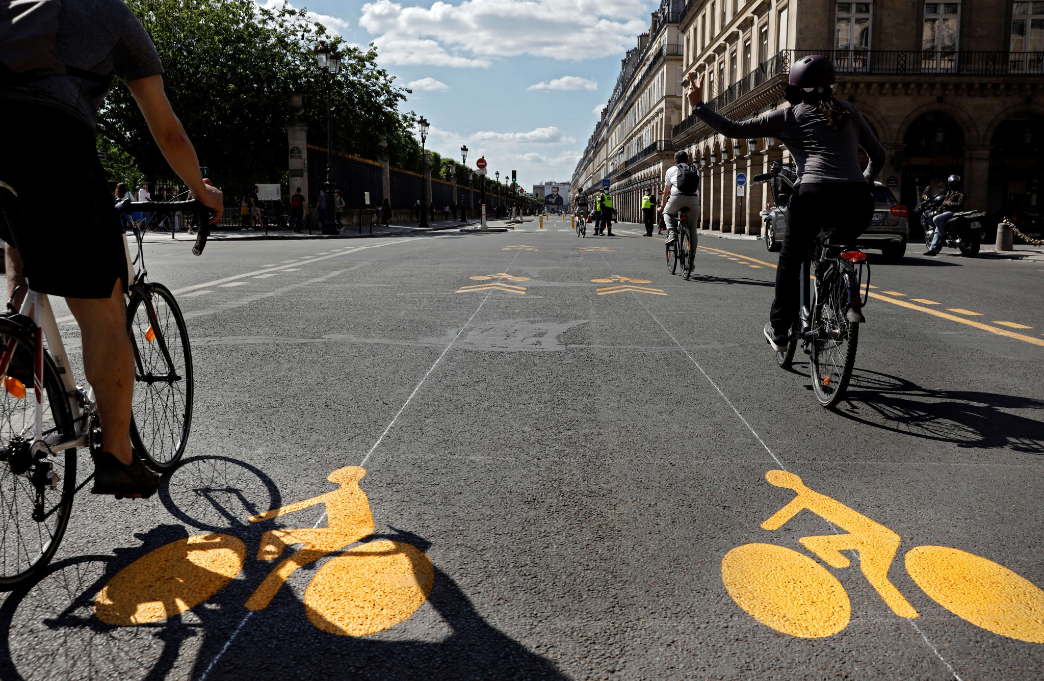 The accessibility of Paris 2024 venues by bike is among the key concerns in the build-up to the Olympics and Paralympics ©Getty Images