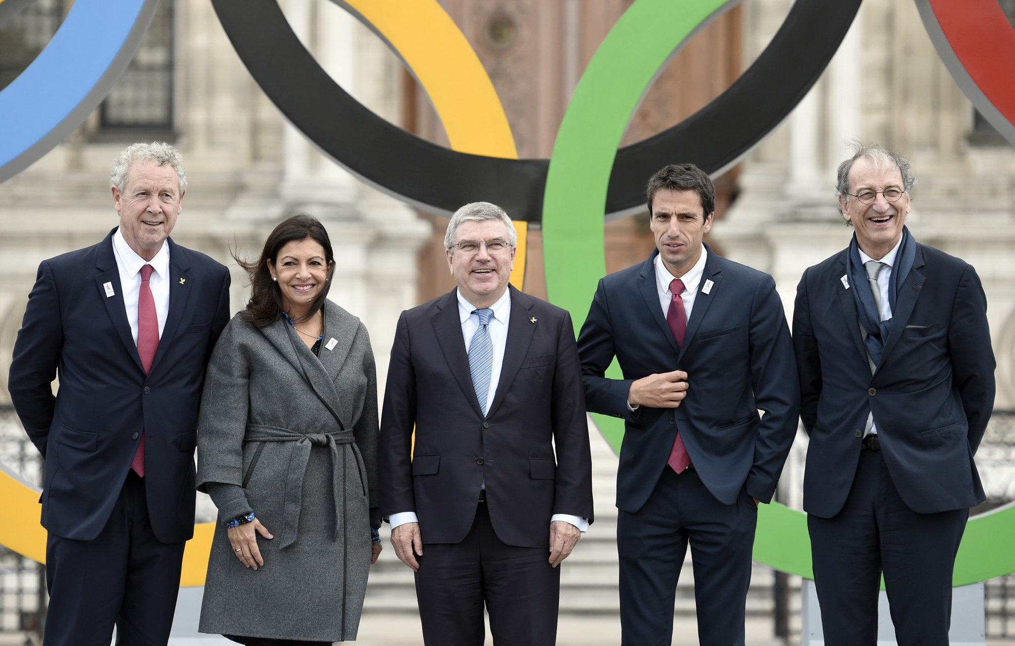 Thomas Bach's trip to meet Mayor Anne Hidalgo will be his latest visit to the French capital, including one in October 2017 shortly after Paris was awarded the 2024 Olympic and Paralympic Games ©Getty Images