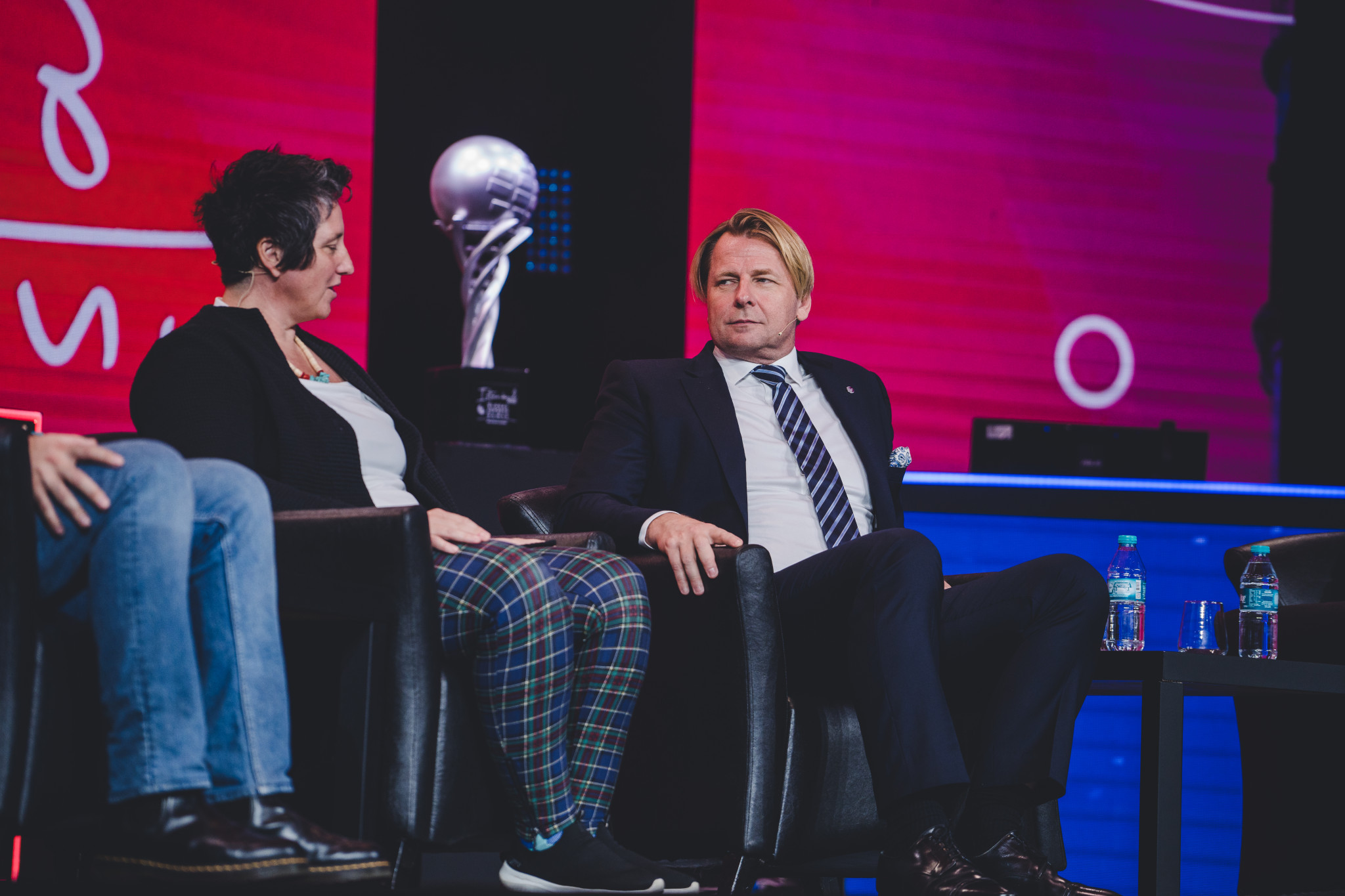 British Esports chief executive Chester King, right, predicted a more diverse and inclusive esports landscape in five years time with more women especially involved in the industry ©British Esports