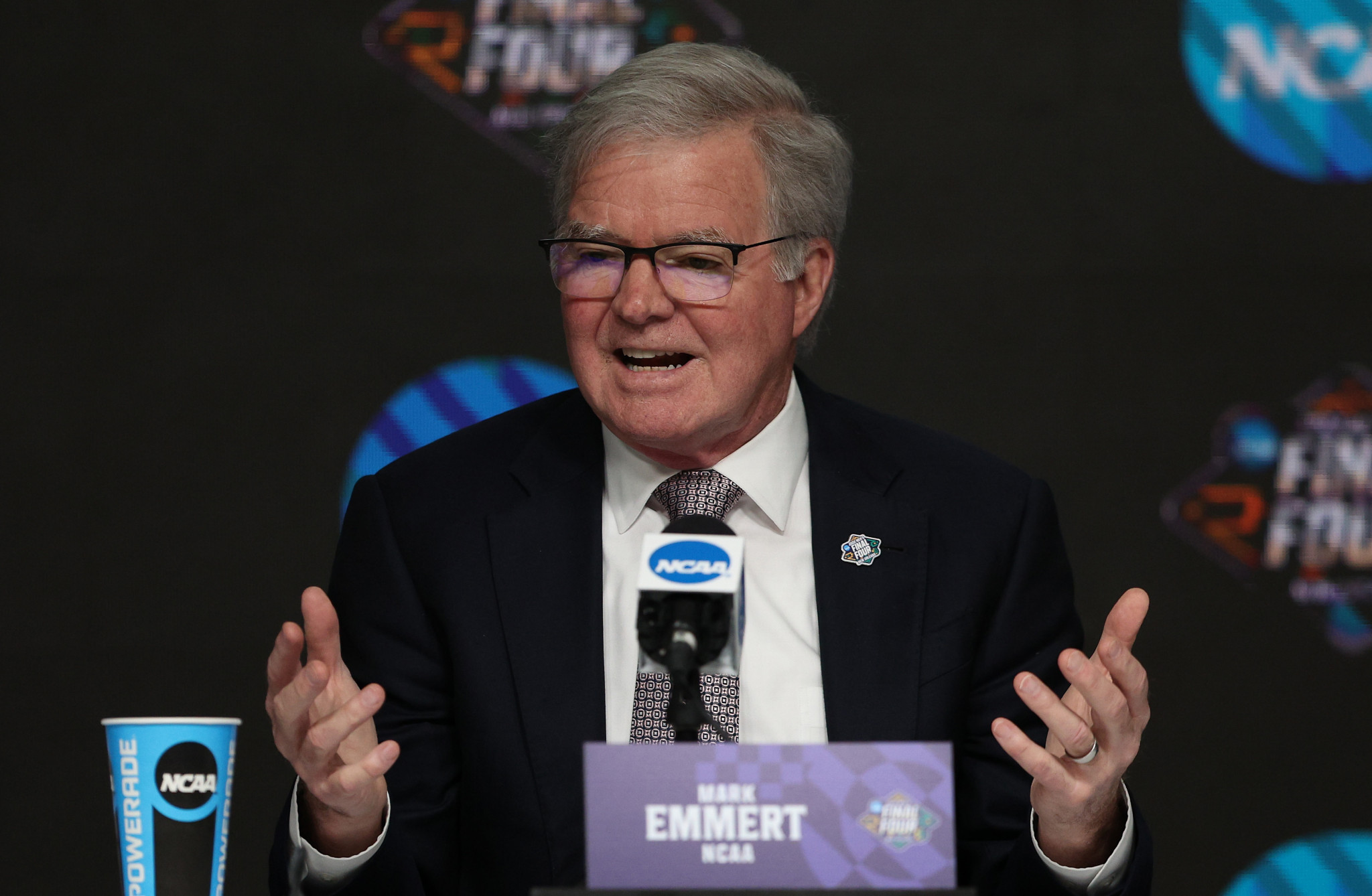 Mark Emmert has been criticised for being too conservative during his 12-year reign as NCAA President but has overseen one of the biggest changes in the history of the organisation ©Getty Images