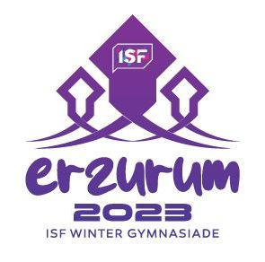 The logo for the first ever ISF Winter Gymnasiade, due to be held in Erzurum in February 2023 ©ISF