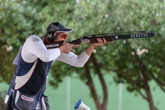 Italian responds to Rio 2016 snub by winning double trap gold at ISSF Shotgun World Cup