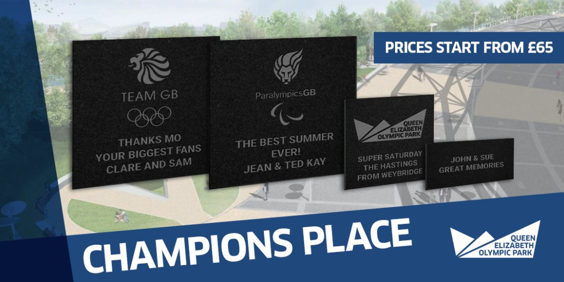 Personalised engraved stones to be laid at London 2012 Olympic Park