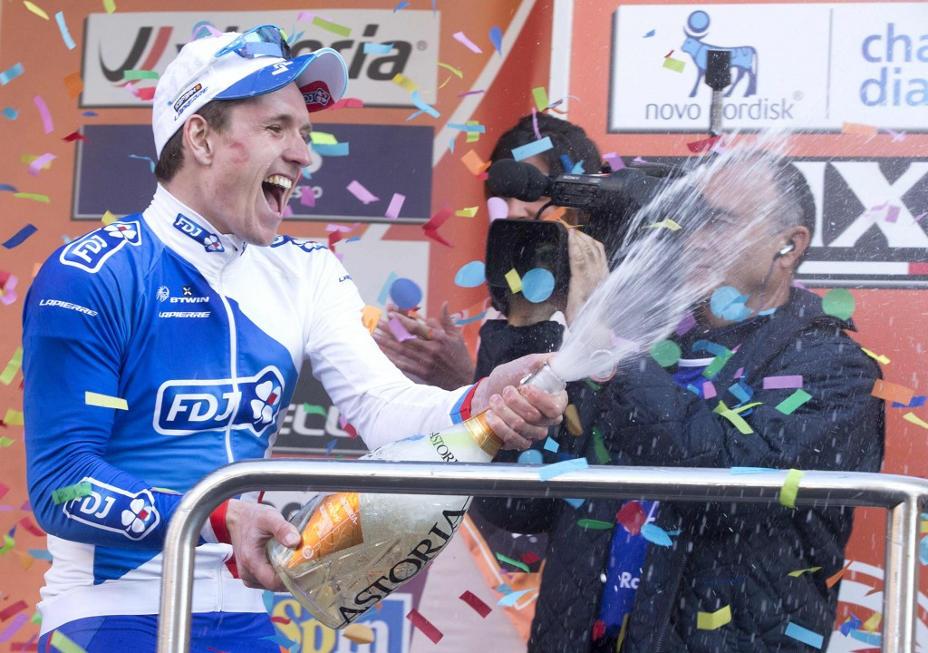 France’s Arnaud Demare sprinted to victory at Milan-San Remo ©ANSA