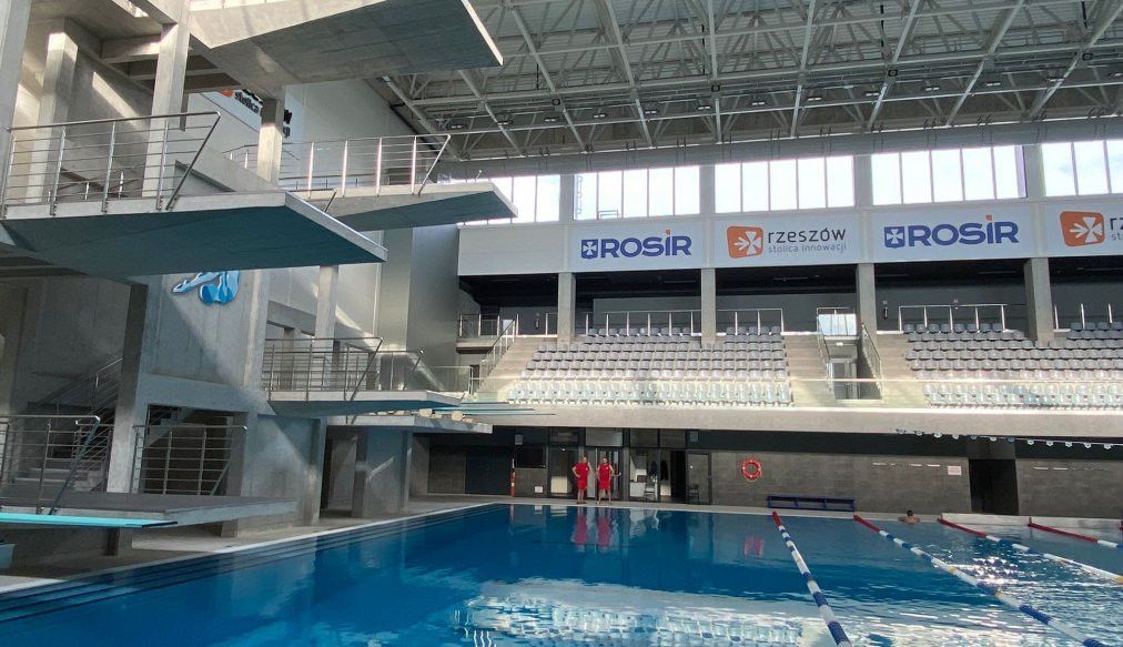 The pool that will host the diving competition at the 2023 European Games has been officially opened ©IE2023