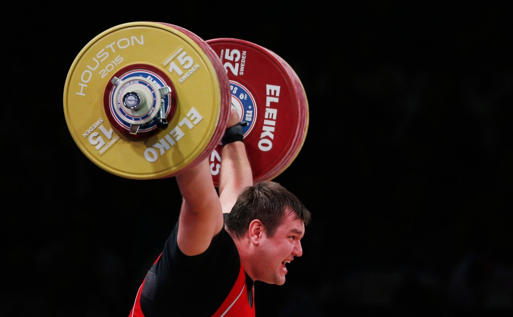 Aleksei Lovchev is among several Russian weightlifers to have tested positive for banned drugs during the qualifying period for Rio 2016 ©Getty Images