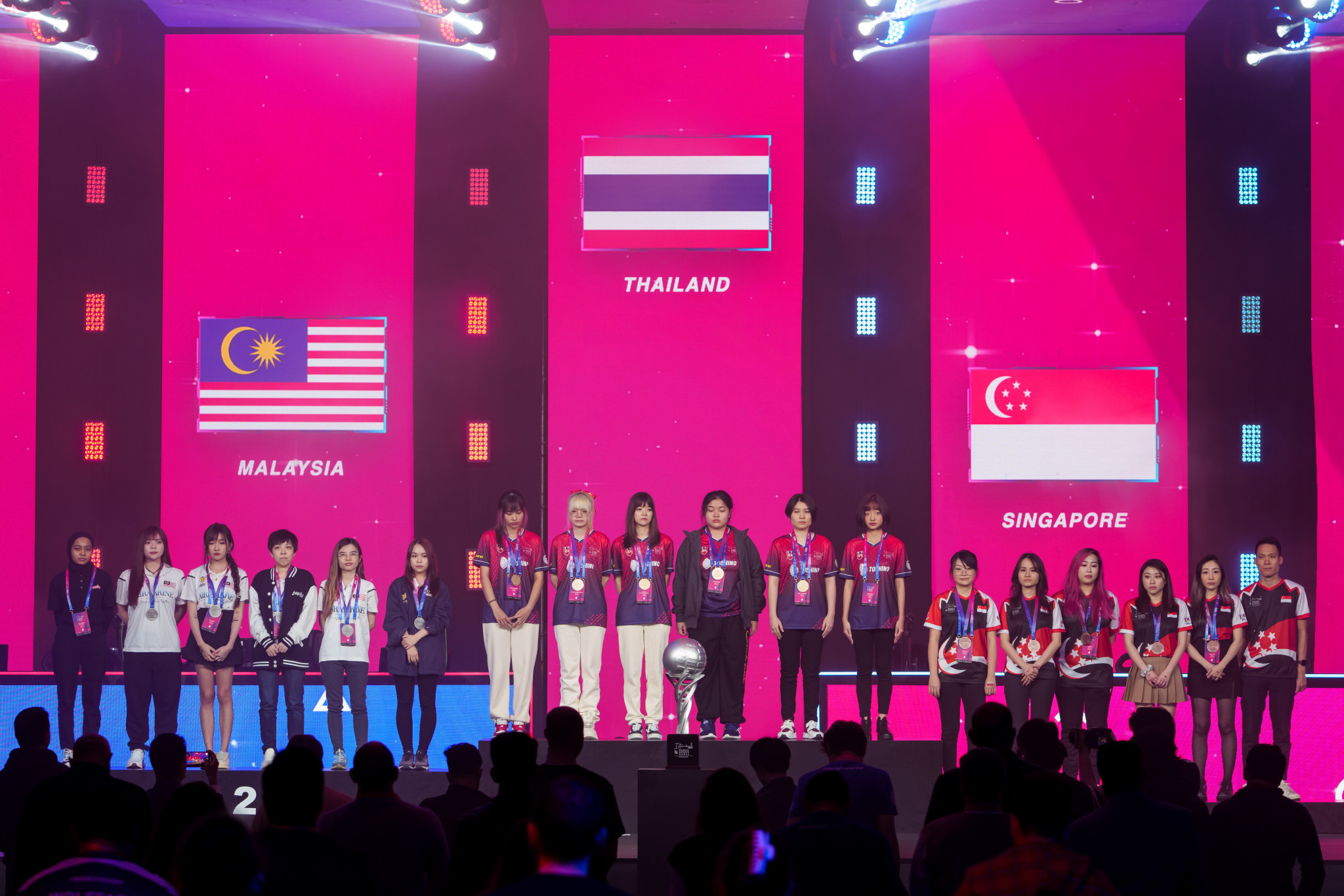 The medal ceremony was then able to take place and saw Thailand awarded their well-deserved golds ©Ben Queenborough/GEF