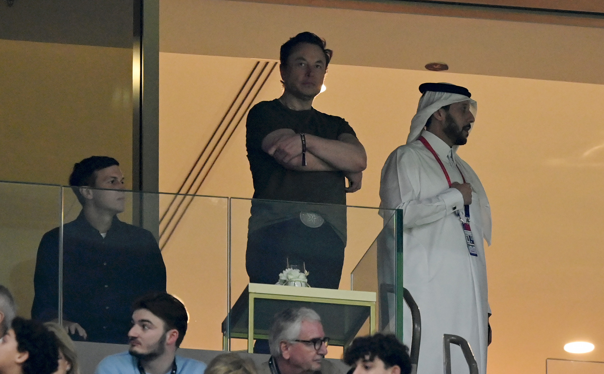 Elon Musk was one of the guests at the FIFA World Cup final ©Getty Images