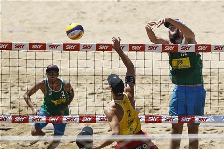 Italy’s Daniele Lupo and Paolo Nicolai reached the men's gold medal match ©FIVB