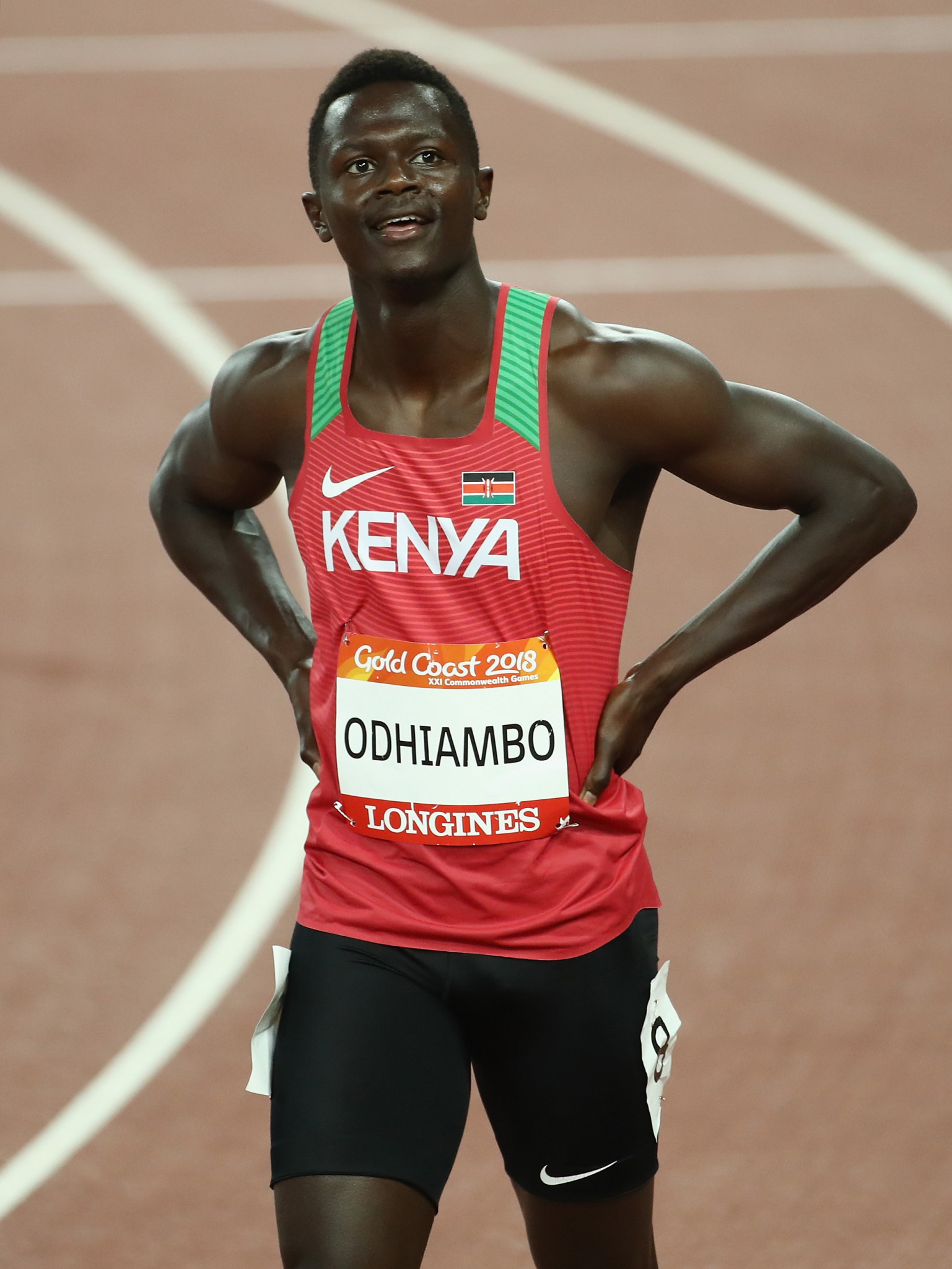 Sprinter Mark Otieno Odhiambo is one of three Kenyan athletes suspended by the Athletics Integrity Unit ©Getty Images