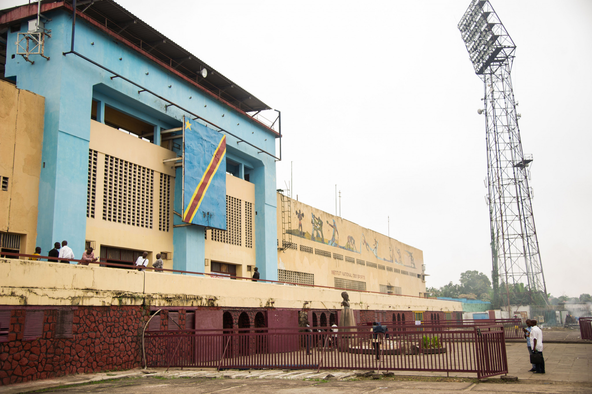 The Tata Raphaël Stadium in Kinshasa is being renovated to host football during the 2023 Francophone Games ©Getty Images