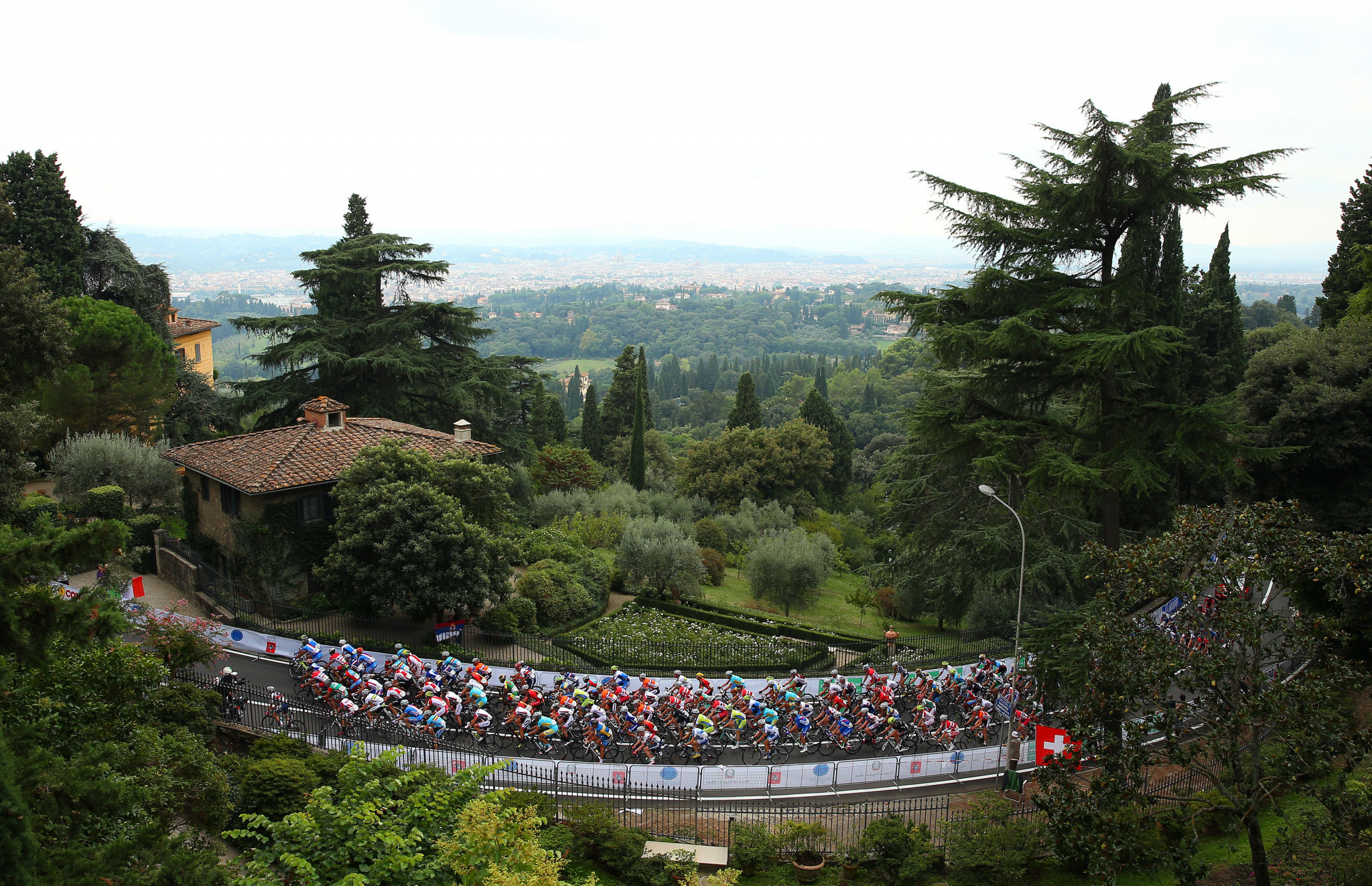 Florence is set to serve as the beginning of the 2024 Tour de France before it finishes in Nice to avoid clashing with the Olympic Games ©Getty Images