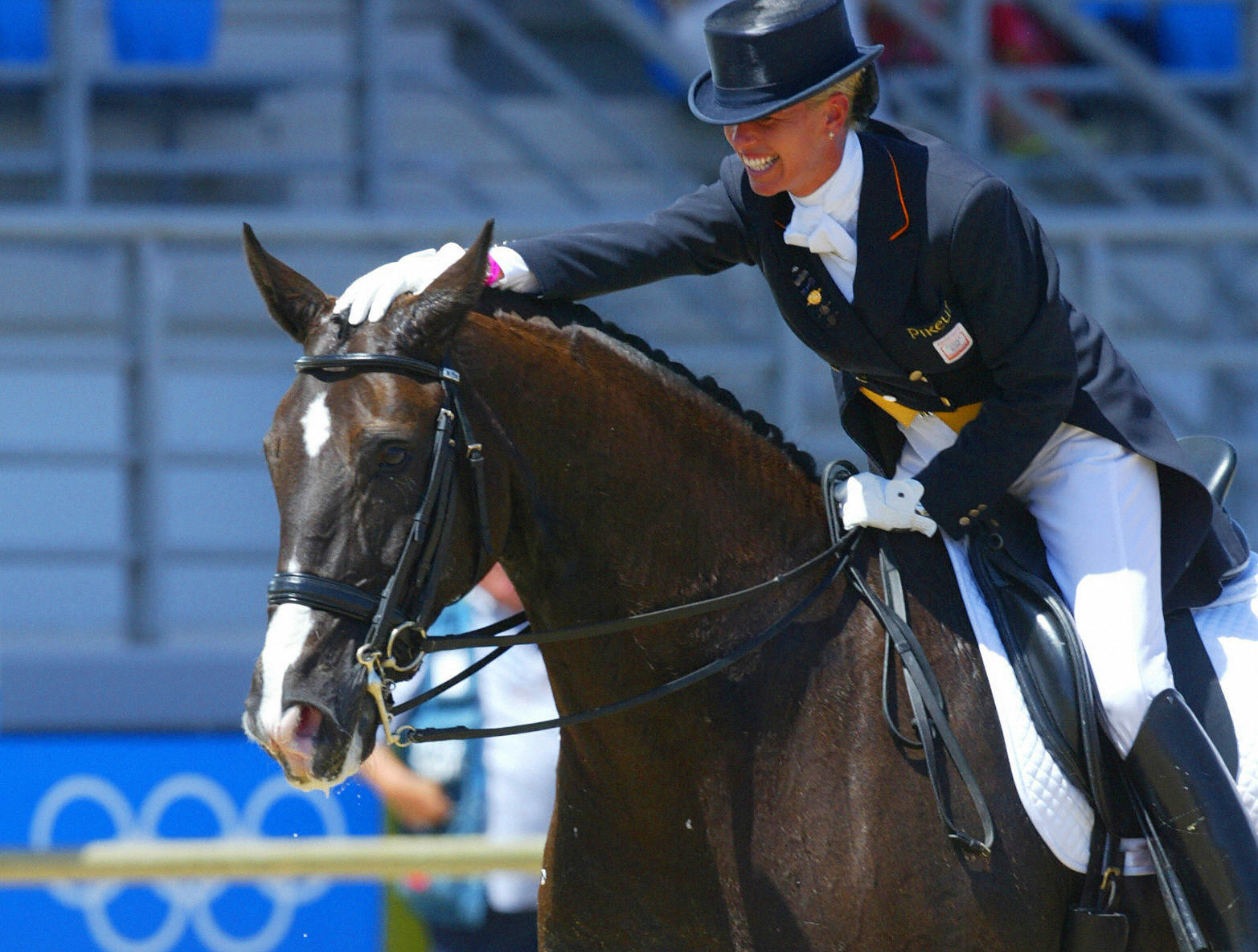 Double Olympic dressage winning horse Salinero has died at the age of 28, his Dutch rider Anky van Grunsven has announced ©Getty Images